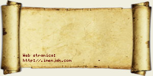 Jana Grubešić vizit kartica